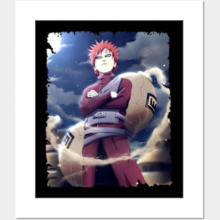 KAZEKAGE GAARA MERCH VTG Posters and Art